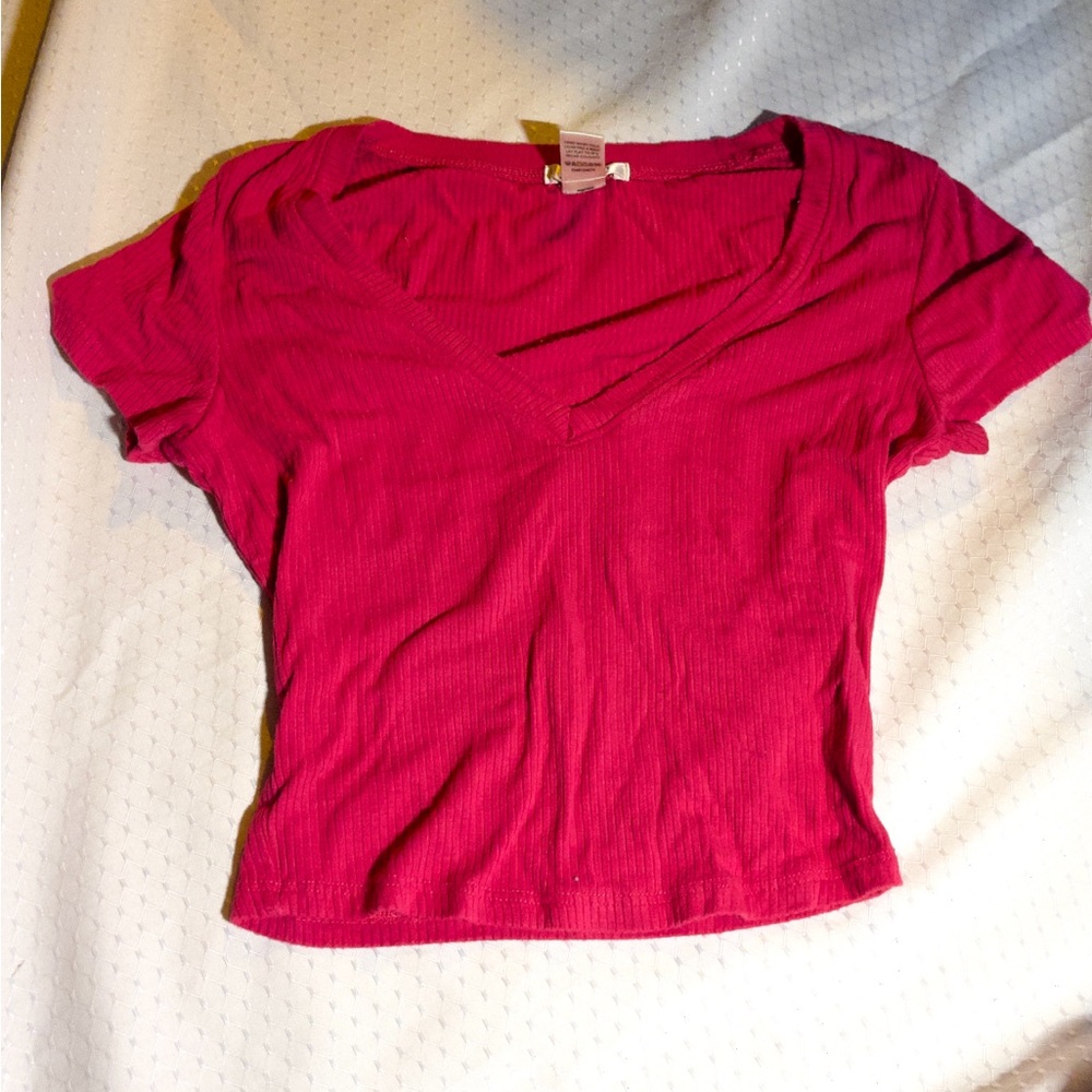 Hot pink crop too